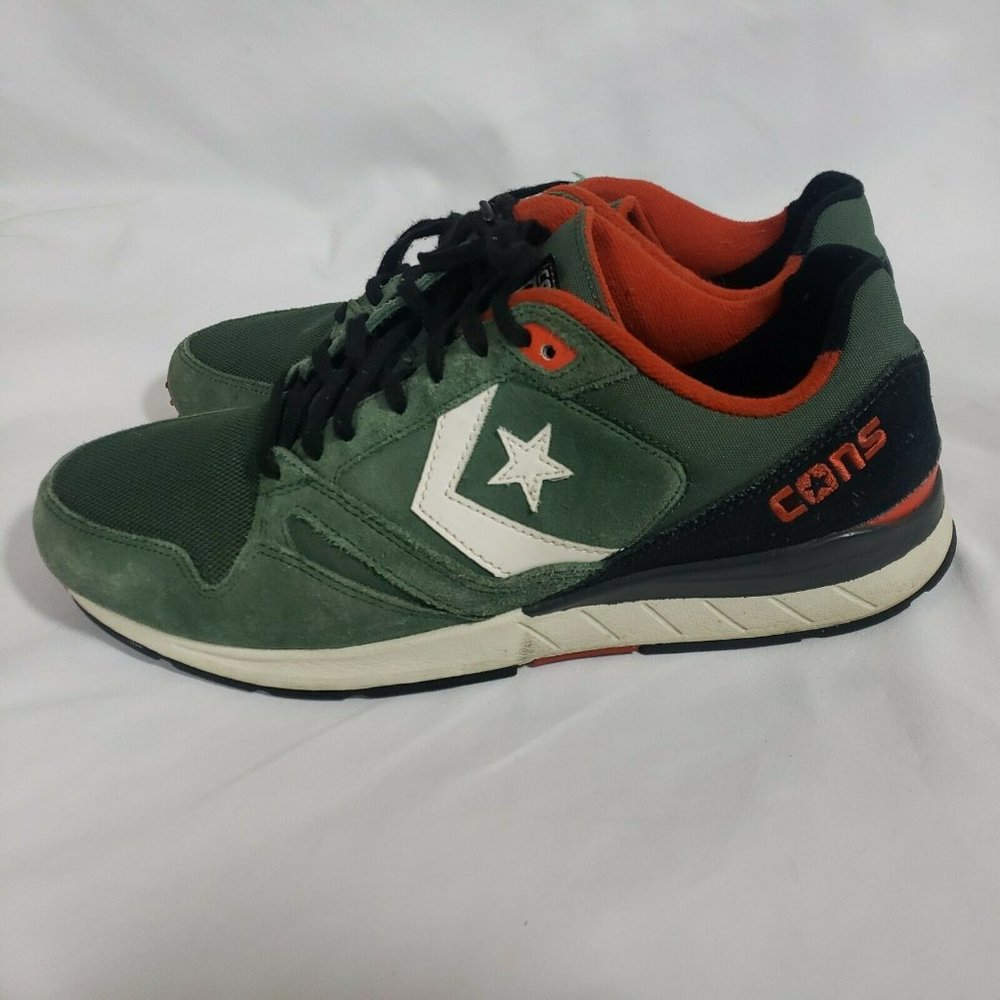 Converse Cons 150682C Green Orange Athletic Skate - Picture 3 of 8